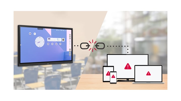 LG CreateBoard - Biztonságos üzemmód