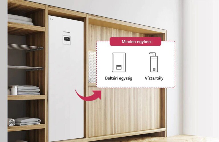 Az integrált típusú berendezéssel helyet takaríthat meg1