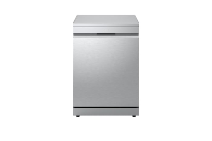 LG QuadWash™ gőzös mosogatógép TrueSteam™ technológiával, Automatikus ajtónyitás, 14 teríték, ThinQ™ WiFi funkció, DF375HVS