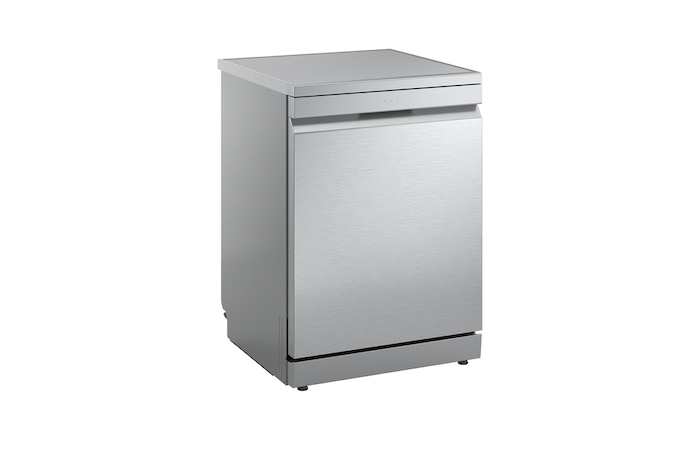 LG QuadWash™ gőzös mosogatógép TrueSteam™ technológiával, Automatikus ajtónyitás, 14 teríték, ThinQ™ WiFi funkció, DF375HVS