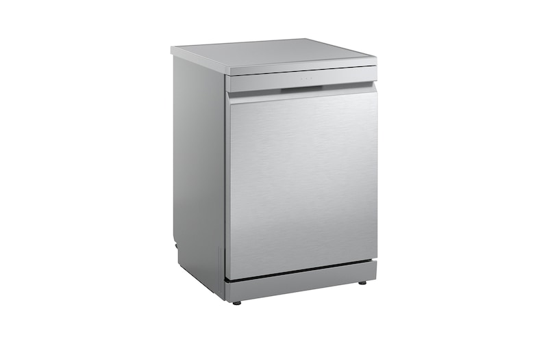 LG QuadWash™ gőzös mosogatógép TrueSteam™ technológiával, Automatikus ajtónyitás, 14 teríték, ThinQ™ WiFi funkció, DF375HVS