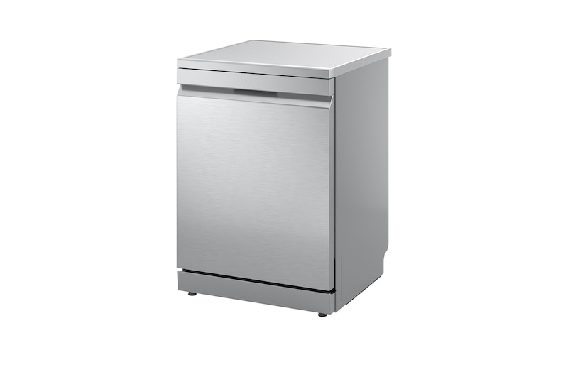 LG QuadWash™ gőzös mosogatógép TrueSteam™ technológiával, Automatikus ajtónyitás, 14 teríték, ThinQ™ WiFi funkció, DF375HVS