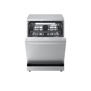 LG QuadWash™ gőzös mosogatógép TrueSteam™ technológiával, Automatikus ajtónyitás, 14 teríték, ThinQ™ WiFi funkció, DF375HVS