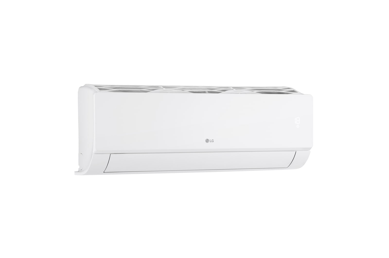 LG Libero Smart Dualcool Monosplit légkondicionáló jobb oldali nézete.