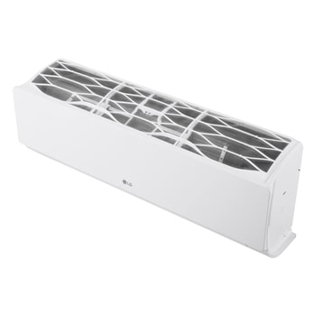 Az LG Libero Smart Dualcool Monosplit légkondicionáló bal felső nézete.