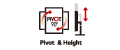 Pivot & Állítható magasság