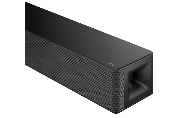 Soundbar right side close-up