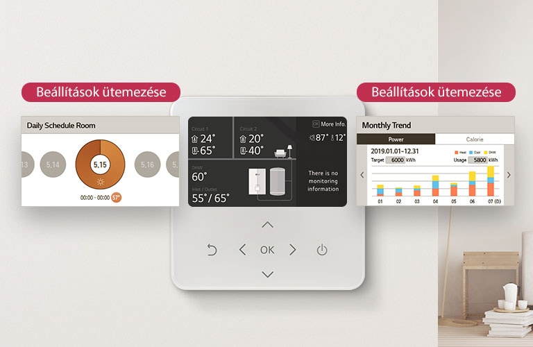 Kép az intelligens távvezérlőről.