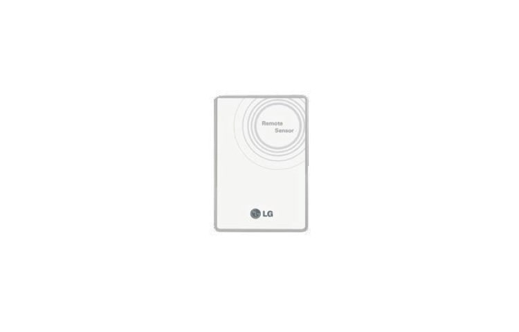 A(z) A szobahőmérsékletérzékelő megméri a pontos szobahőmérsékletet Remote Temperature Sensor elölnézete