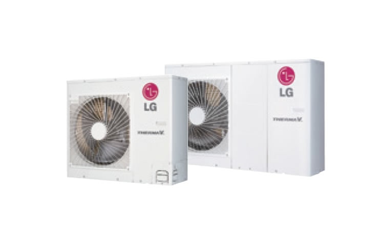 A(z) A Therma V Monobloc az LG legújabb, kompakt, levegő-víz hőszivattyús rendszere, mely környezettudatos és energiatakarékos módon elégíti ki az ingatlanok teljes körű fűtési, hűtési és használati melegvíz igényét. Therma V Monobloc elölnézete