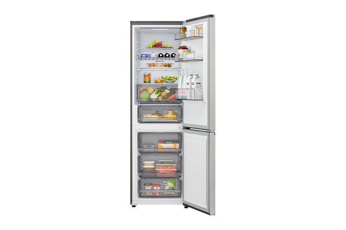 Alulfagyasztós hűtőszekrény, DoorCooling+™ és ThinQ™ technológia, 333L kapacitás