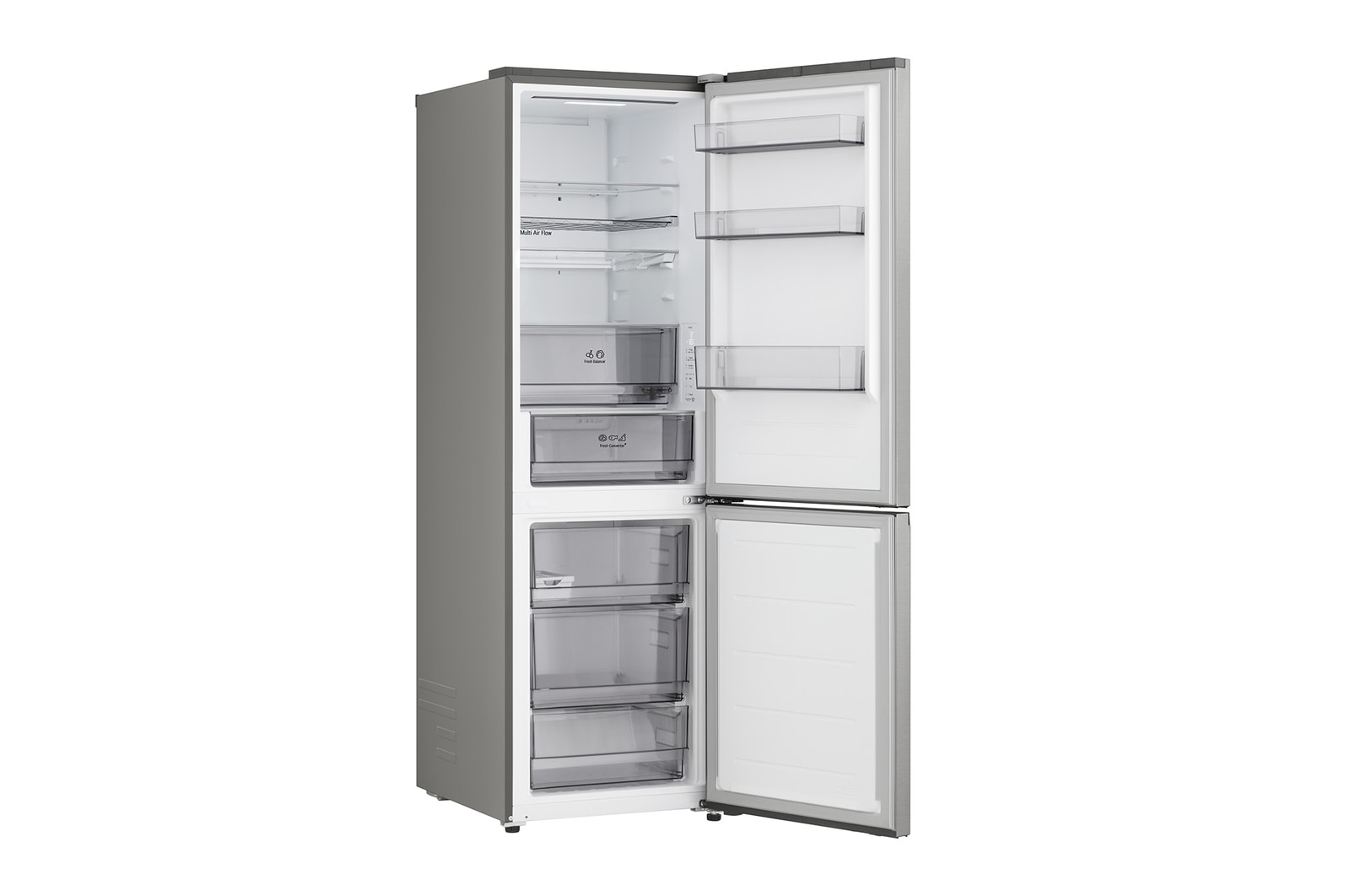Alulfagyasztós hűtőszekrény, DoorCooling+™ és ThinQ™ technológia, 333L kapacitás
