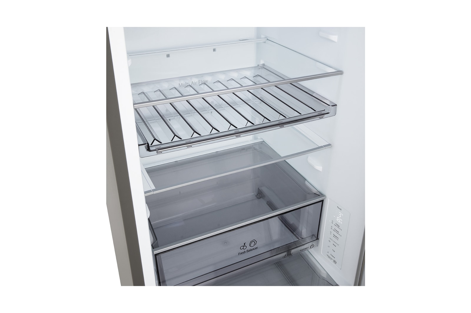 Alulfagyasztós hűtőszekrény, DoorCooling+™ és ThinQ™ technológia, 333L kapacitás