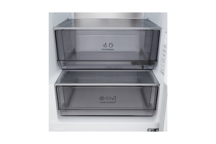 GBBS514CPY hűtő, Fresh Balancer és Fresh Converter fiókok, közeli nézet