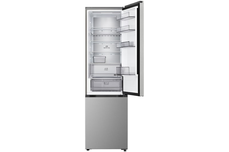 GBBS524CPY elölnézet nyitott felső ajtóval