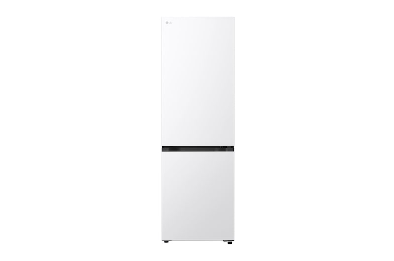 Front view of Alulfagyasztós hűtőszekrény, DoorCooling+™ és ThinQ™ technológia, 333L kapacitás GBBSJ10ESW