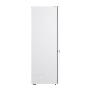 GBBSJ10ESW fehér hűtőszekrény oldalnézet, ajtóval jobbra