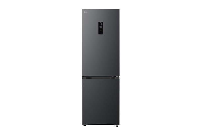 Front view of Alulfagyasztós hűtőszekrény, DoorCooling+™ és ThinQ™ technológia, 333L kapacitás GBBSJ11DEP