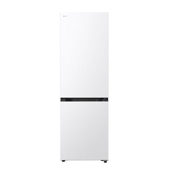 Front view of Alulfagyasztós hűtőszekrény, DoorCooling+™ és ThinQ™ technológia, 333L kapacitás GBBSJ1CCSW