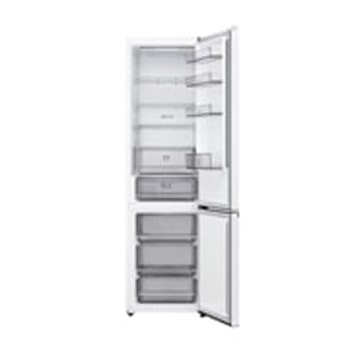 GBBSJ2CCSW hűtő elölnézet, minden ajtó nyitva, élelmiszerek nélkül