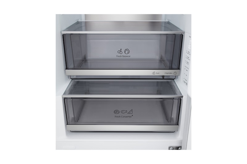 GBBS716CPY Alulfagyasztós hűtőszekrény, FRESHBalancer™ és FRESHConverter+™ fiókokkal