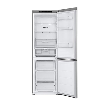 Elölnézet, minden ajtó nyitva, élelmiszerekkel