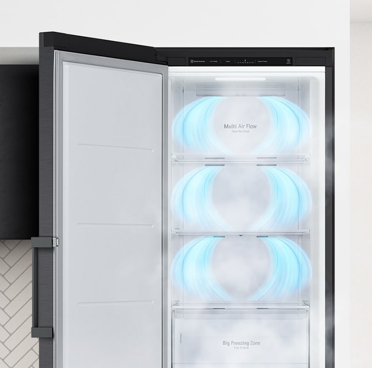 Multi Air Flow - A hideg levegő minden sarokba eljut körülölelve az ételeket