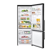 LG Alulfagyasztós hűtőszekrény, DoorCooling<sup>+</sup>™ technológia, 462L kapacitás, GBB569MCAMB