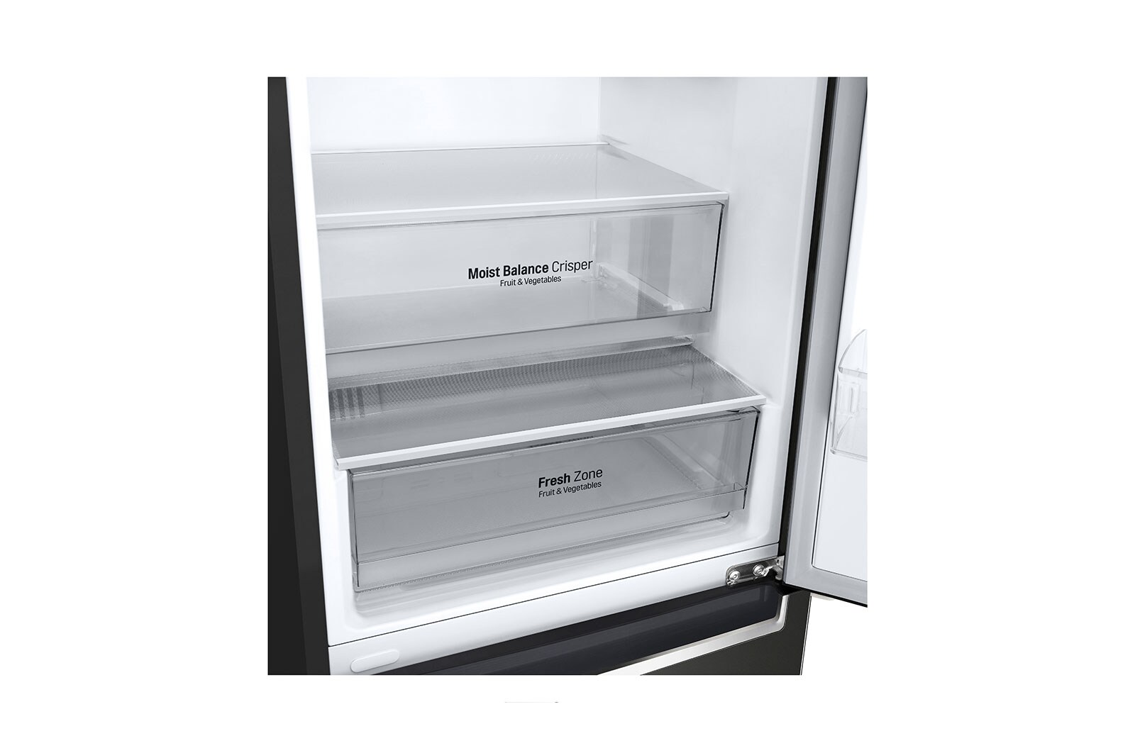 LG Alulfagyasztós hűtőszekrény, DoorCooling⁺™ technológia, 341L kapacitás, GBB61BLJMN