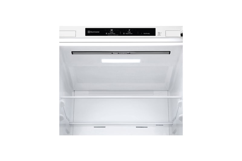 LG Alulfagyasztós hűtőszekrény, DoorCooling<sup>+</sup>™ technológia, 341L kapacitás, GBB61SWGGN