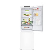 LG Alulfagyasztós hűtőszekrény, DoorCooling<sup>+</sup>™ technológia, 341L kapacitás, GBB61SWGGN