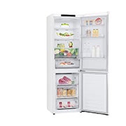 LG Alulfagyasztós hűtőszekrény, DoorCooling<sup>+</sup>™ technológia, 341L kapacitás, GBB61SWGGN