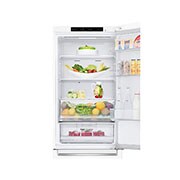 LG Alulfagyasztós hűtőszekrény, DoorCooling<sup>+</sup>™ technológia, 341L kapacitás, GBB61SWGGN