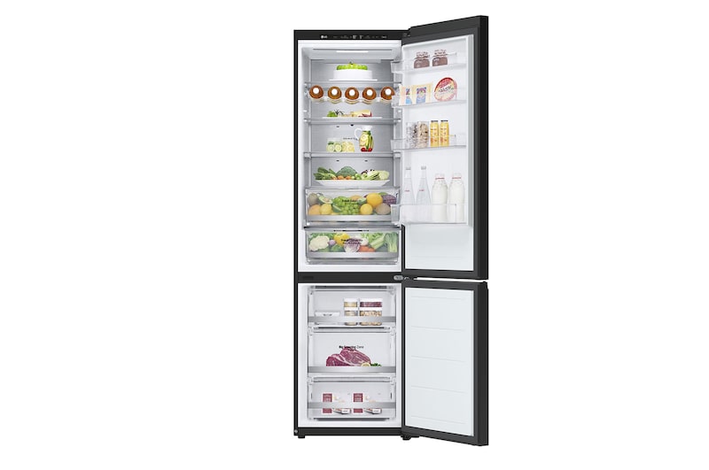 LG Alulfagyasztós hűtőszekrény, DoorCooling+™ technológia, 387L kapacitás, GBB72BM9DQ