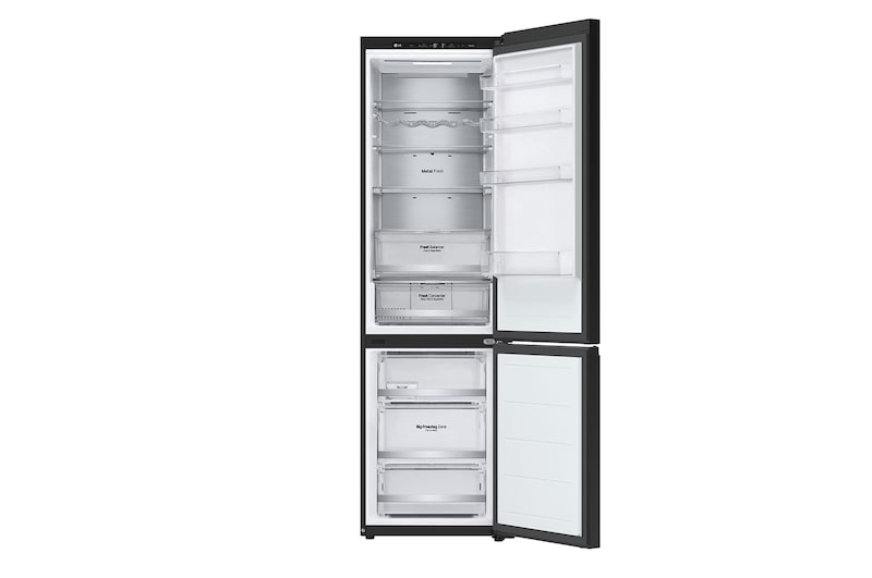 LG Alulfagyasztós hűtőszekrény, DoorCooling+™ technológia, 387L kapacitás, GBB72BM9DQ