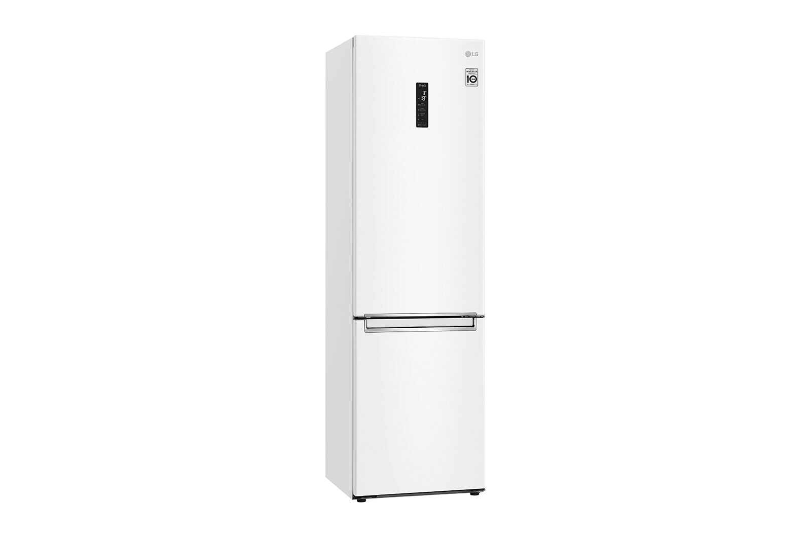 LG Alulfagyasztós hűtőszekrény, DoorCooling<sup>+</sup>™ és ThinQ™ technológia, 384L kapacitás, GBB72SWUCN1