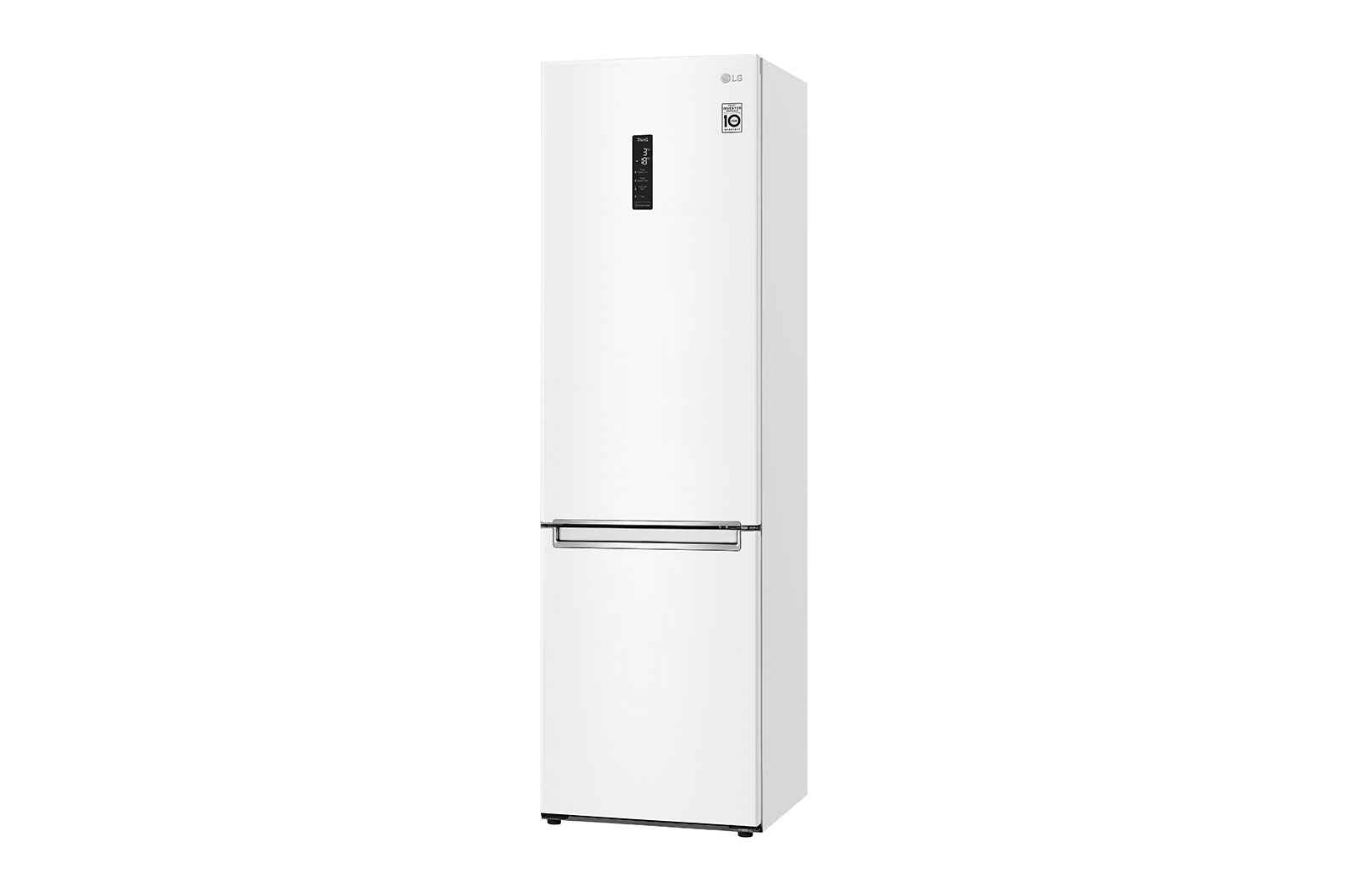 LG Alulfagyasztós hűtőszekrény, DoorCooling<sup>+</sup>™ és ThinQ™ technológia, 384L kapacitás, GBB72SWUCN1