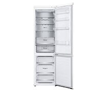 LG Alulfagyasztós hűtőszekrény, DoorCooling<sup>+</sup>™ és ThinQ™ technológia, 384L kapacitás, GBB72SWUCN1