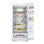 LG Alulfagyasztós hűtőszekrény, DoorCooling<sup>+</sup>™ és ThinQ™ technológia, 384L kapacitás, GBB72SWUCN1