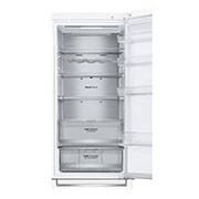LG Alulfagyasztós hűtőszekrény, DoorCooling<sup>+</sup>™ és ThinQ™ technológia, 384L kapacitás, GBB72SWUCN1