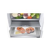LG Alulfagyasztós hűtőszekrény, DoorCooling<sup>+</sup>™ és ThinQ™ technológia, 384L kapacitás, GBB72SWUCN1
