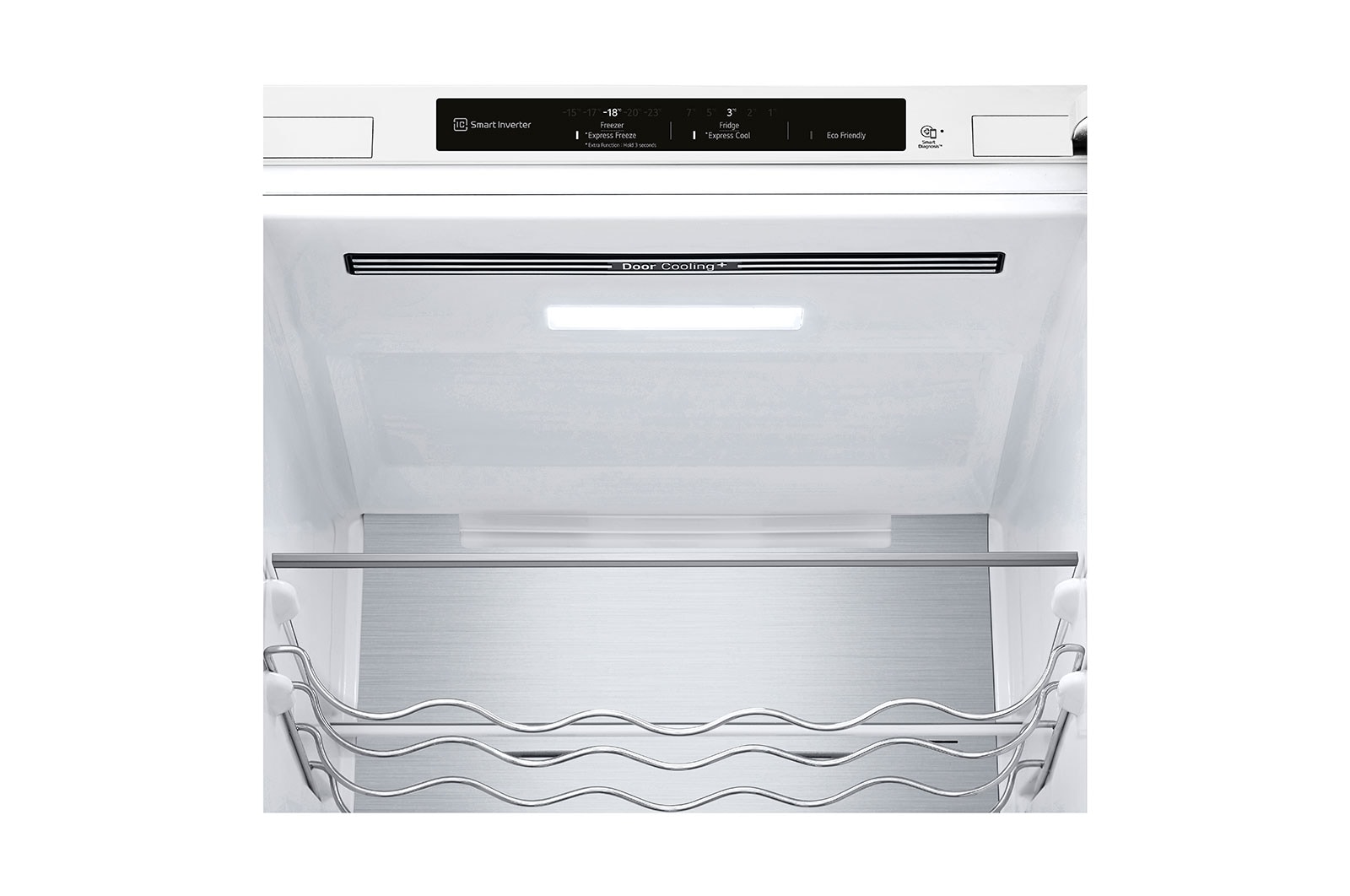 LG Alulfagyasztós hűtőszekrény, DoorCooling⁺™ technológia, 384L kapacitás, GBB72SWVGN