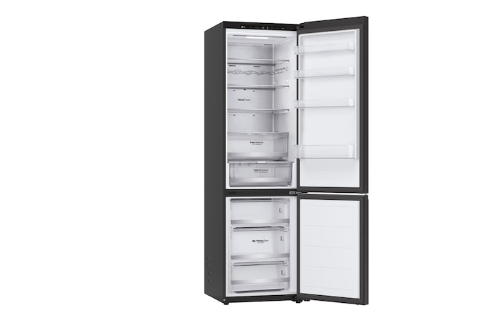 LG Alulfagyasztós hűtőszekrény, DoorCooling+™ és ThinQ™ technológia, 387L kapacitás, GBB72TW9DQ