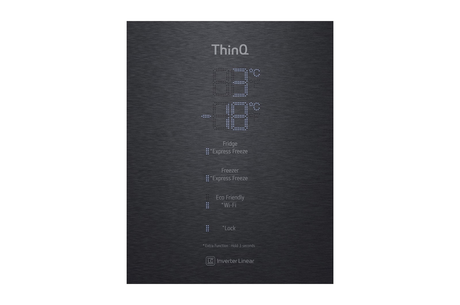 LG Alulfagyasztós hűtőszekrény, DoorCooling⁺™ és ThinQ™ technológia, 384L kapacitás, GBB92MCACP