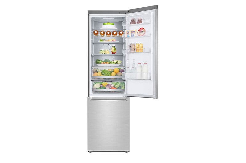 LG Alulfagyasztós hűtőszekrény, DoorCooling⁺™ és ThinQ™ technológia, 384L kapacitás, GBB92STABP