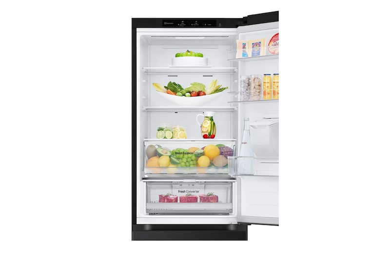 LG Alulfagyasztós hűtőszekrény, DoorCooling+™ technológia, 343L kapacitás, GBF3102EEV