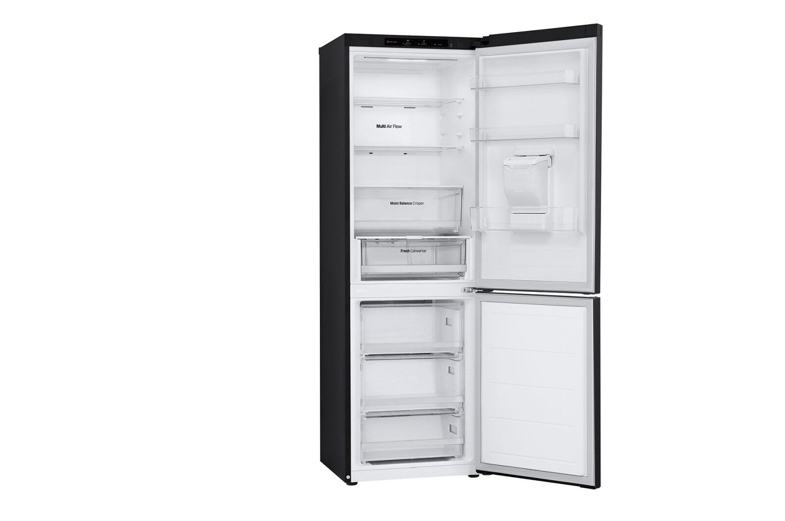 LG Alulfagyasztós hűtőszekrény, DoorCooling+™ technológia, 343L kapacitás, GBF3102EEV