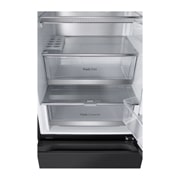 LG InstaView™ alulfagyasztós hűtőszekrény, DoorCooling<sup>+</sup>™ és ThinQ™ technológia, 349 L kapacitás, GBG5160CEV