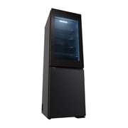 LG InstaView™ alulfagyasztós hűtőszekrény, DoorCooling<sup>+</sup>™ és ThinQ™ technológia, 349 L kapacitás, GBG5160CEV
