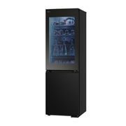 LG InstaView™ alulfagyasztós hűtőszekrény, DoorCooling<sup>+</sup>™ és ThinQ™ technológia, 349 L kapacitás, GBG5160CEV